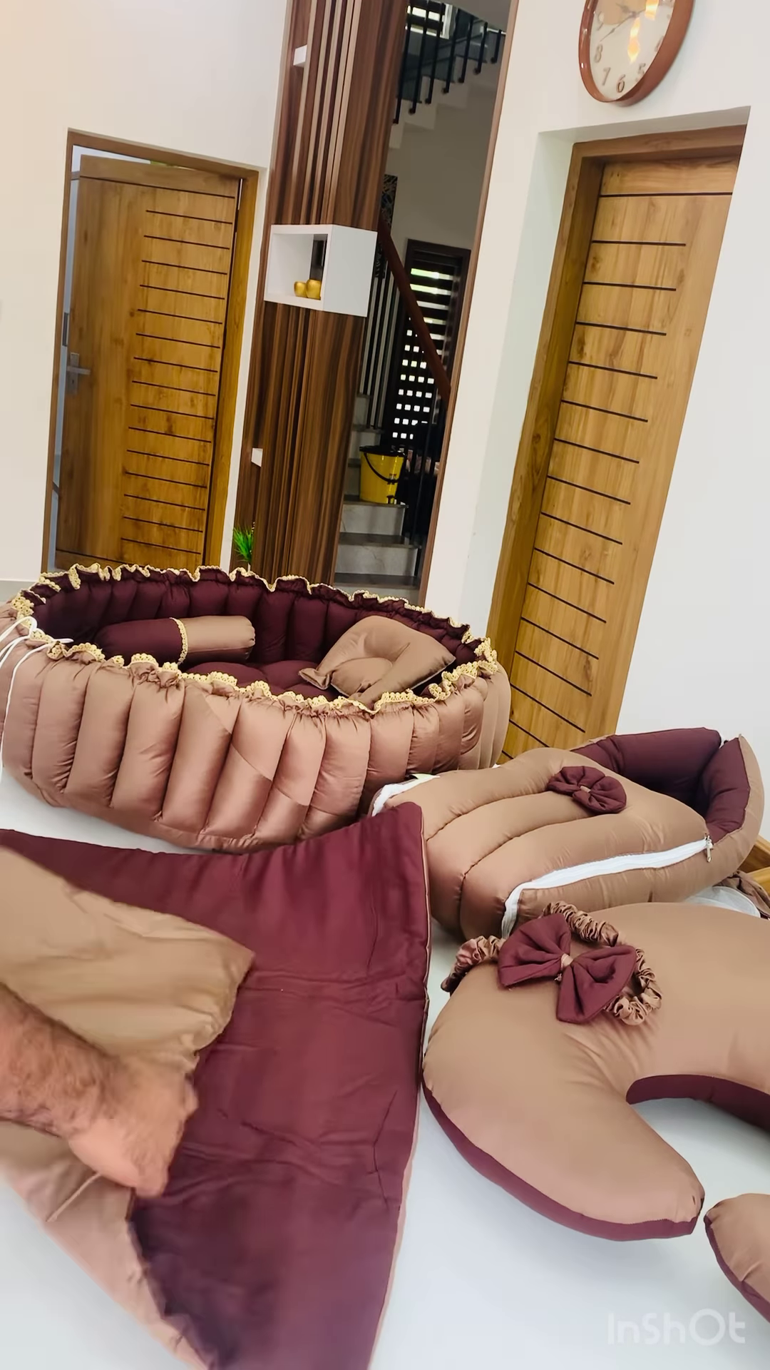 multi-colour Bedding Set Sleeping Bag & Mosquito Net Gadda Combo Set of 3 Under The Sea Print - Image 2