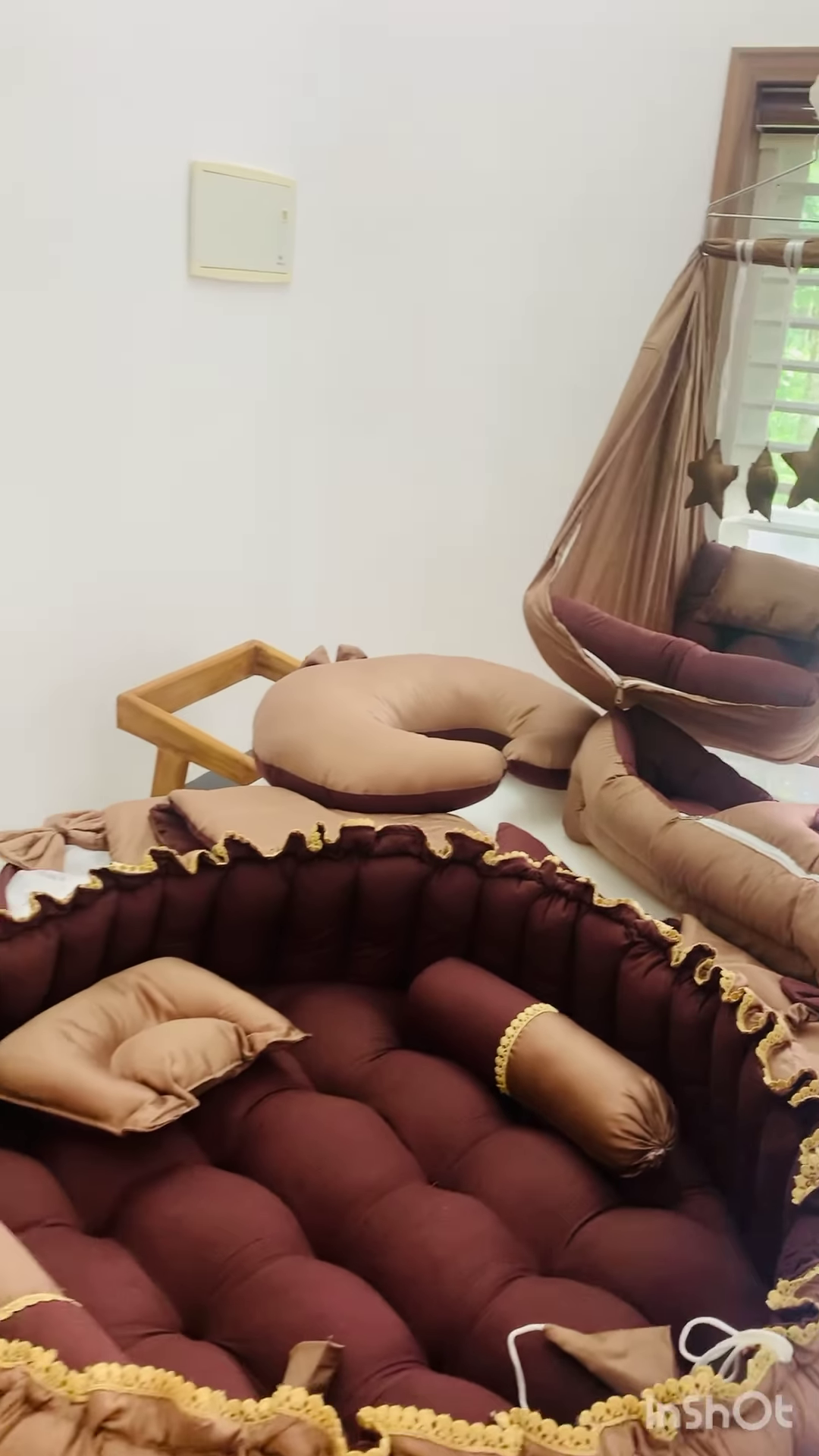 multi-colour Bedding Set Sleeping Bag & Mosquito Net Gadda Combo Set of 3 Under The Sea Print - Image 3