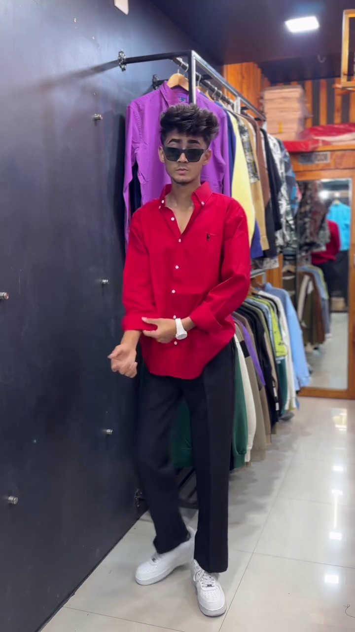 Crimson Pulse Street Shirt 🔥🕶️ | Bold Energy Edition