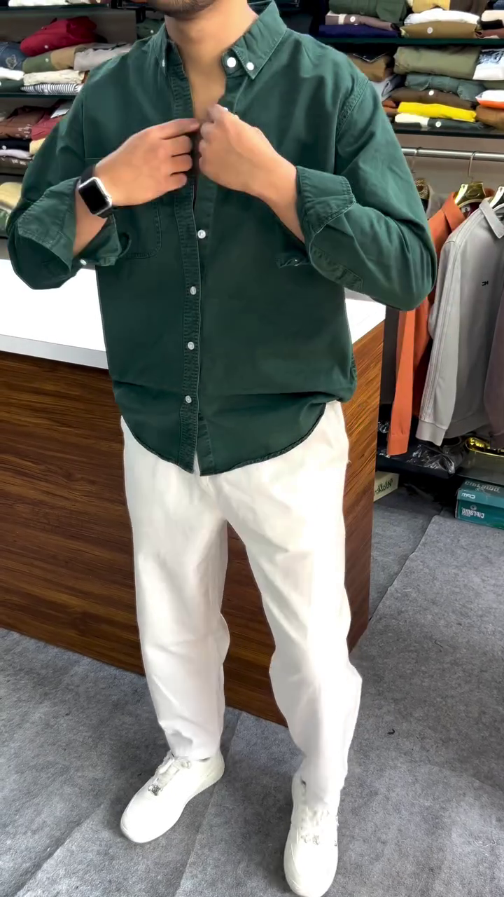 Scarlet Drift Casual Shirt πΊπ | Cloudwalk Contrast Edition - Image 6