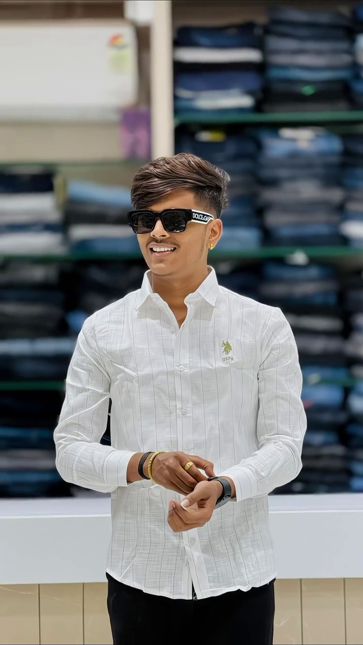 Ivory Glint Khadi Shirt 🤍✨ | Luxe Minimal Edition - Image 3