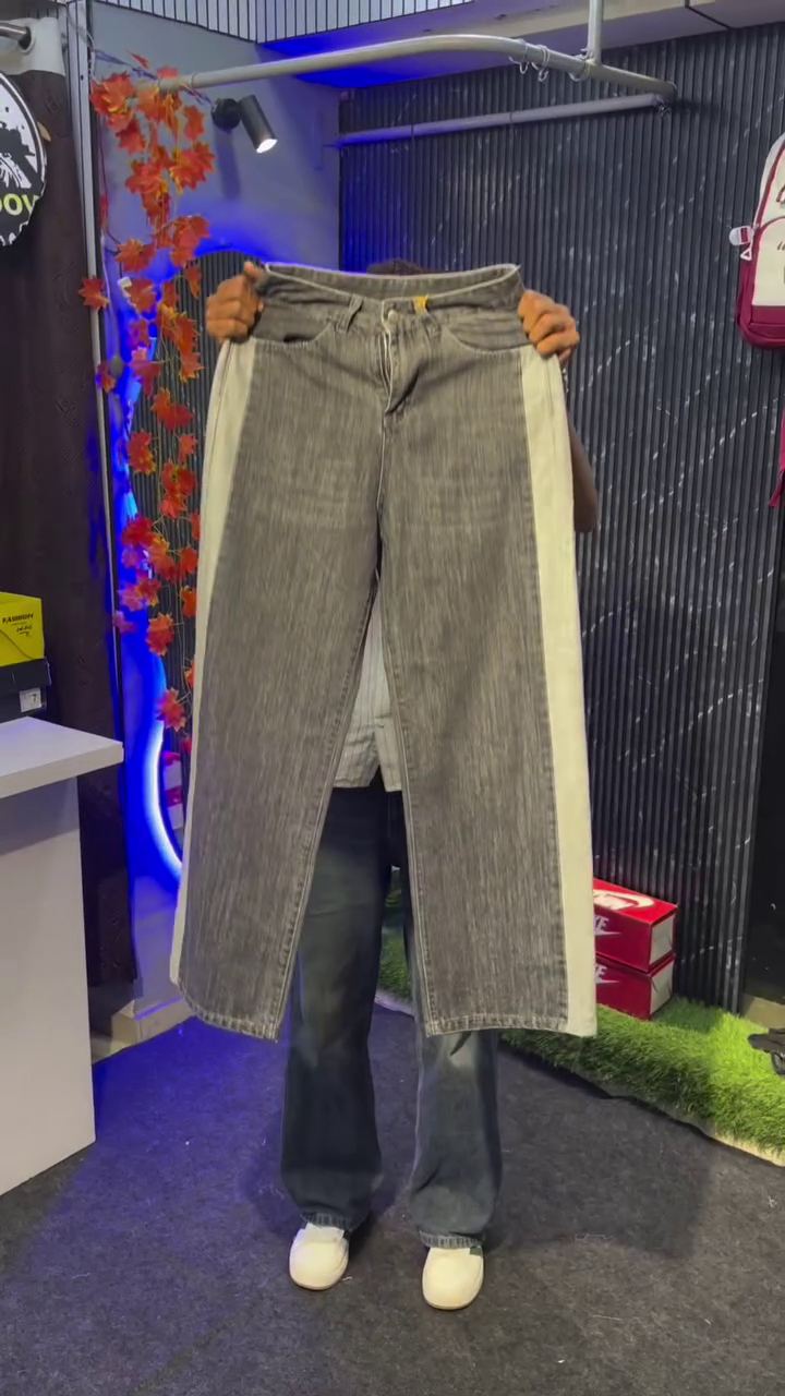 Oversized Dream Denim Skirt-Pants ππ | Avant-Stretch Edition - Image 4