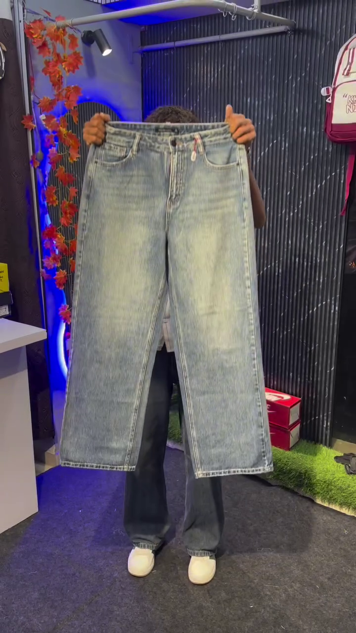 Oversized Dream Denim Skirt-Pants ππ | Avant-Stretch Edition - Image 3