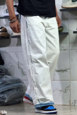 rayline Fusion Wide-Leg Jeans 🤍🔵 | Edge Layer Edition