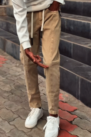 Beige Threadflow Jogger Jeans 🤍🧵 | Gesture Street Edition