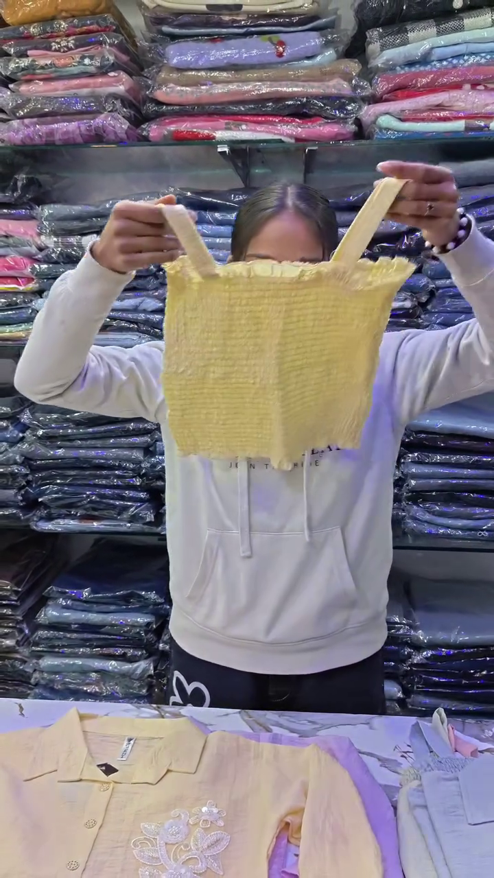 Lavender Dream Long-Sleeved Collared Shirt๐ with Floral ๐ธ Embroidery + Bead โจ Detailing - Image 3