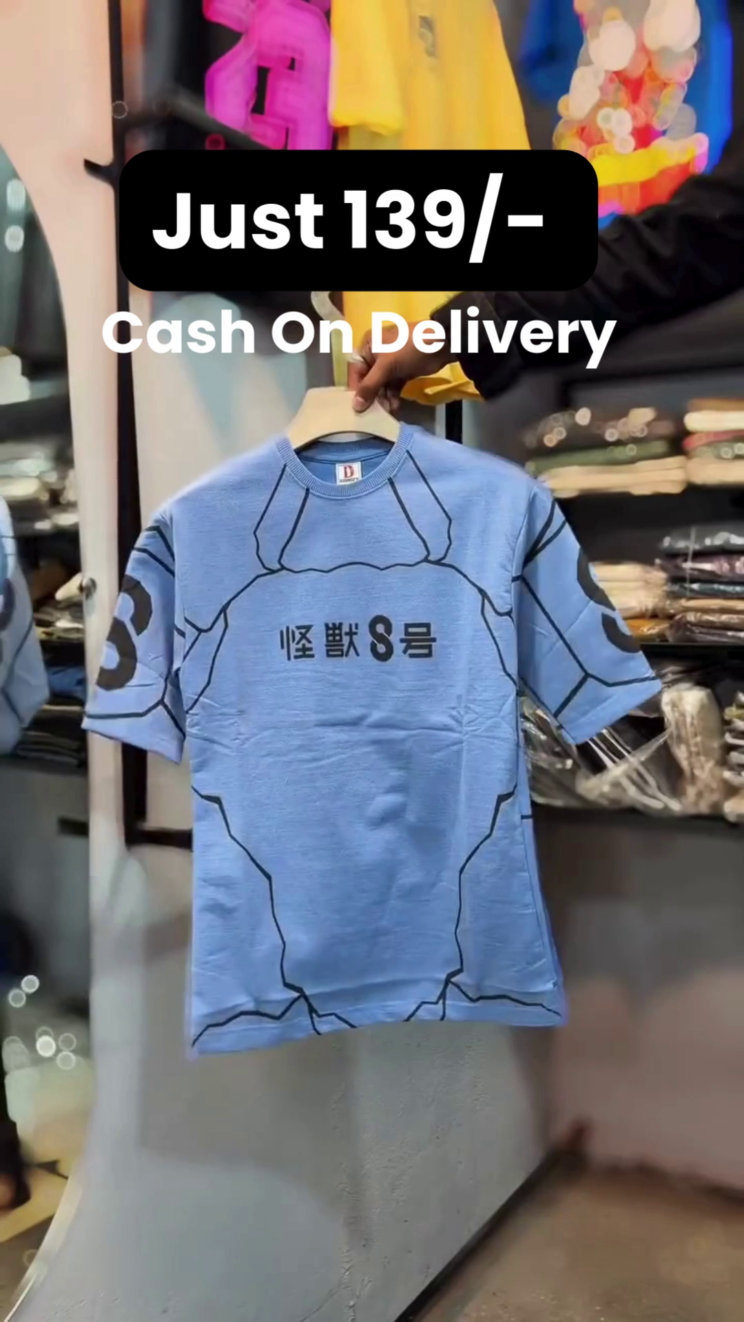 Haunted Graphic White T-Shirt π with Bold Black Typography π€ + Spooky Orange & Black Hands ποΈπ§‘ - Image 6