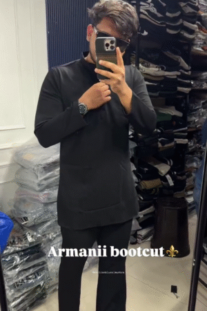 Men’s Ethnic Kurta with Matching Bootcut Pants